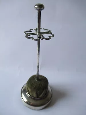 £49.99 • Buy Antique Edwardian Hallmarked 1904 Sterling Silver Hatpin Hat Pin Stand