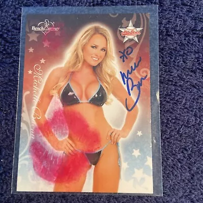 2007 Benchwarmer Card Michelle Baena All Star Kissed & Signed • $8