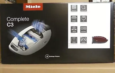 Miele Complete C3 Canister Vacuum Cleaner Limited Edition Quiet Red US 120V ✅✅✅✅ • $549.98