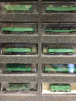 N Scale Micro Trains MTL Union Pacific MOW Wash Out 10 Car Train Set • $1200