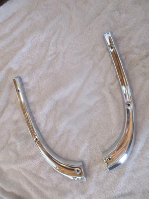 $160 • Buy 1960 - 1965 Ford Falcon Ranchero Rear Bed Top Chrome Corners Trim 62 63 64