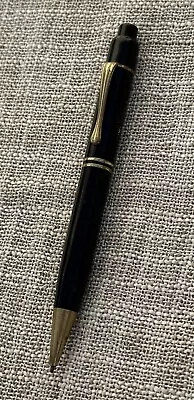 Vintage 1930's MONTBLANC Pix Pencil 72/2 Black Hard Rubber W/Gold Trim • $225