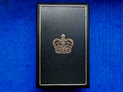 Military Queens Crown Plastic Medal Box Velvet Inner Reme Ls&gc Medal + Others • £12