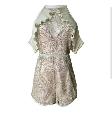 ALICE MCCALL Your Disco Needs You Playsuit Sage Green • $180