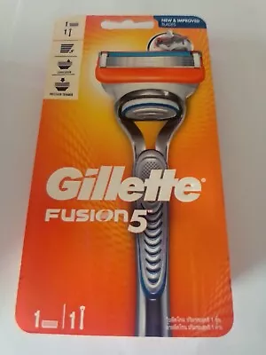 Mens Gillette Fusion 5 Razor 5 Blades - NEW SEALED • $17