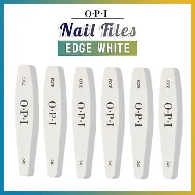 OPI Edge White 240 Cushioned Board File LOT 6PCS • $17.99