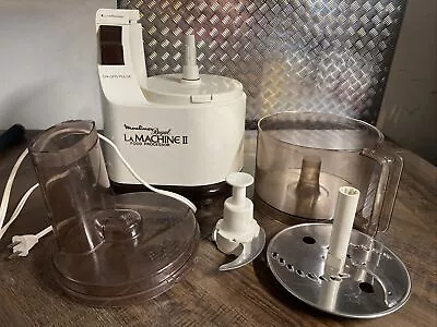 Vintage Moulinex Regal La Machine II Food Processor Chopper Mixer LM2 USA Modern • $55