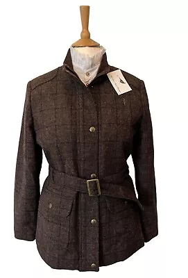 Bnwt Ladies Jack Murphy Joy Tweed Field Coat  Size 12 • £60