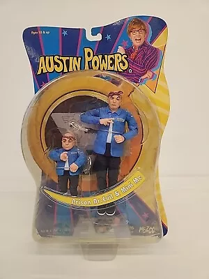 Austin Powers Prison Dr Evil & Mini Me Action Figures Mezco New • $29.08