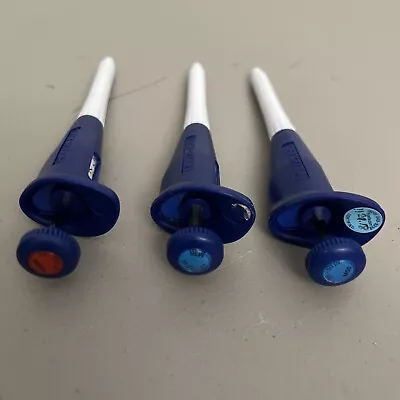 Nice Set Of 3 Gilson Microman M25 M50 (2x) Pipette Pipetman Pipettor • $120