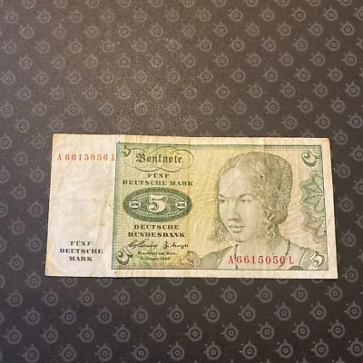 Germany- 5 Deutsche Mark- 1960 • $9
