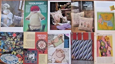 Vintage Needlepoint Charts From OOP Magazines • $3