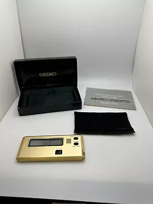 Seiko Quartz Travel Digital Alarm Clock 74001 Pocket Alarm • $19.99