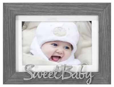 Malden 4x6 Scripts Gray Distressed- Sweet Baby • $11.95