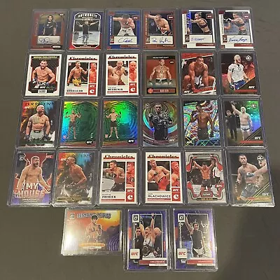 2023 Panini UFC Chronicles + UFC Donruss Optic HUGE LOT (27) NUMBERED AUTO RC  • $19.50