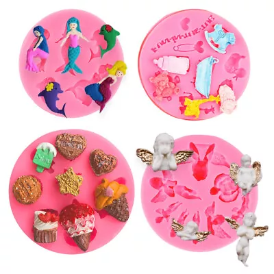 Fondant Silicone Liquid Mold Cartoon Horse Small Animal Mold Decorative M-wq • £4.61