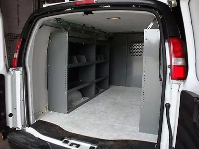 Van Shelving Package - 3 Shelves For GMC Savana Chevy Express Ford Econoline • $1174.95