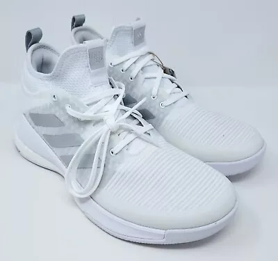 Adidas Crazyflight Mid Women 8.5 & 9.5 White Silver Volleyball Shoes GY9278 NWOB • $67.45