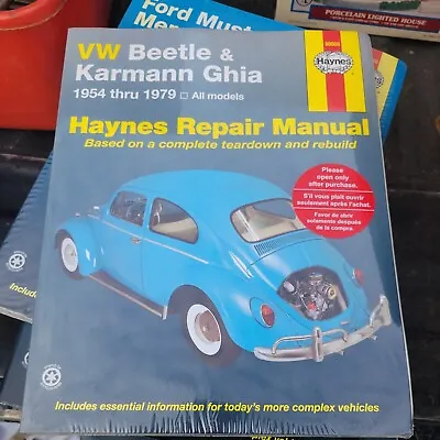 Haynes Vw Beetle & Karmann Ghia 1954-79 Repair Shop Manual Volkswagen  New  • $27