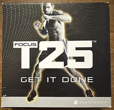 FOCUS T25 Alpha Beta Get It Done Workout 9 Disc Set Beachbody Missing 1 DVD • $9.99