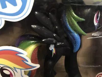 1 My Little Pony Black Glitter Rainbow Dash Target Exclusive Vinyl Figure FUNKO • $23.85