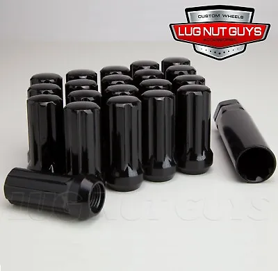 20 Spline Tuner Black Lug Nuts Ford F150 E150 Bronco Van F100 E150 • $25.79