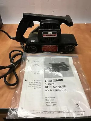 Vintage Craftsman 3x21 Belt Sander  315.11720 Black  • $34.98