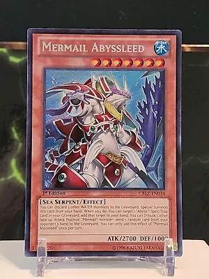 Mermail Abyssleed CBLZ-EN034 1st Edition Secret Rare Near-mint NM • $6.99