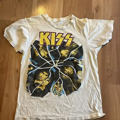 Original 1987 Kiss Shirt Medium I Went Crazy With Original Single Stitch • $30