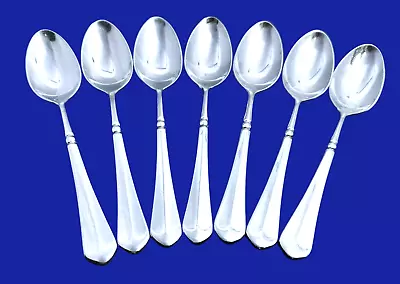 Mikasa FRENCH COUNTRYSIDE Stainless Flatware -- Set Of 7 Oval Soup Spoons 7 7/8  • $32.99