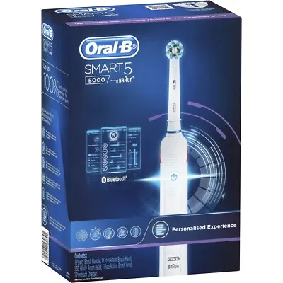 $312.30 • Buy Oral-B Smart 5 5000 Electric Toothbrush - White