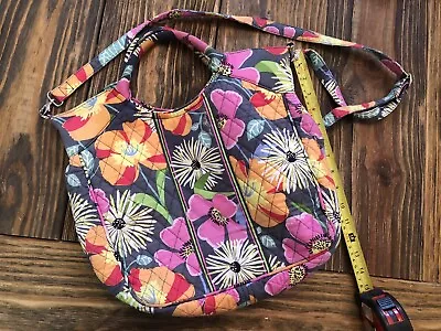 Vera Bradley Jazzy Blooms Two Way Large Crossbody Travel Tote Purse Handbag • $28.99