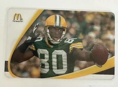 Donald Driver 2007 McDonalds Arch Card - Green Bay Packers - Home Jersey • $5.95