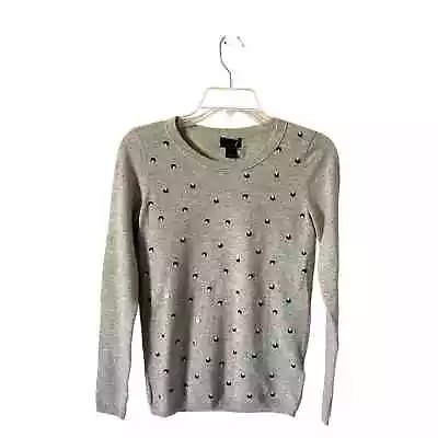 J. Crew Cashmere Sweater Gray Size XXS NEW • $66.49