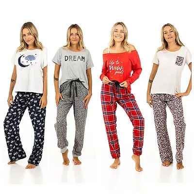 Womens Pyjama Set Regular Size Nightwear / PJ / Lounge Set Night Dress -4 Colors • £12.99