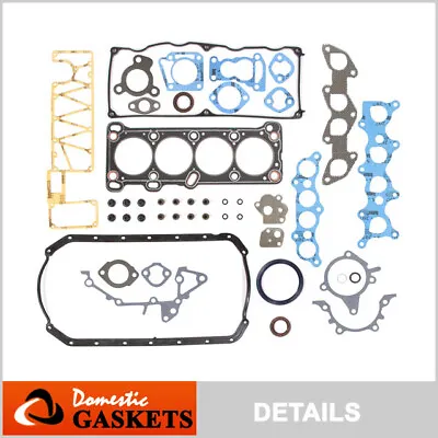 Fits 86-89 Mazda 323 Mercury Tracer 1.6L SOHC Full Gasket Set B6 • $464.28