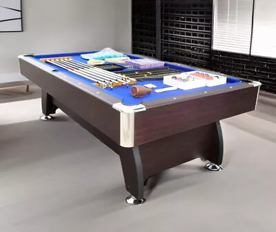 Full-Size 8ft Pool Table For Snooker And Billiards With A 25mm Thick Tabletop • $1200