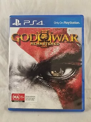 God Of War 3 Remastered PS4 Sony PlayStation 4 Free Tracked POSTAGE • $22.99