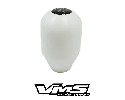 Vms Racing White Teflon Delrin Gear Lever Shift Knob For Mazda 5 Speed • $19.95