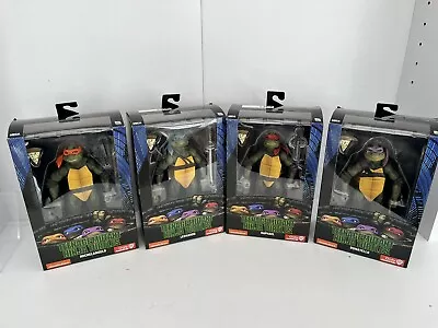 4x Neca Teenage Mutant Ninja Turtles Bundle / 7” Boxed (Original Turtle Movie) • £89.99