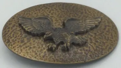 Vintage Brass American Eagle Belt Buckle Fast Free Shipping! • $18.88