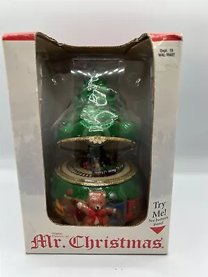 Vintage Mr Christmas - Christmas Tree Porcelain Music Box  • $18.95