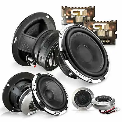 CT Sounds Meso 6.5” 500 Watt 3-Way Premium Component Car Speaker Set • $249.99