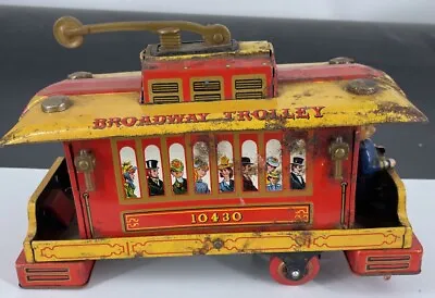 VTG B/O BROADWAY TROLLEY BUMP 'N GO RINGING BELL MODERN TOYS JAPAN 50s For Parts • $19.99