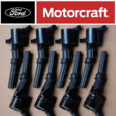 8PCS OEM DG508 Motorcraft Ignition Coils For Ford F150 4.6L 5.4L 6.8L NEW • $75.99