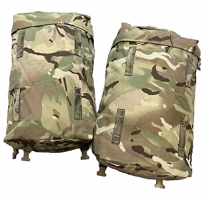 Genuine British Army Issue MTP PLCE Bergen/Daysack PRI IRR SIDE Rocket Pouches • £65