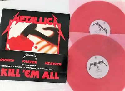 Metallica Kill `Em All 2010 Red Vinly Limited Edition 180g 2XLP • $245