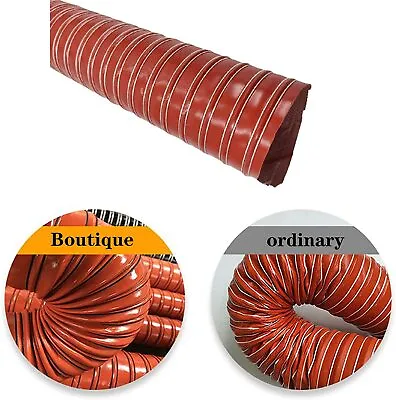 Silicone Air Ducting Pipe Flexible Resistance Hose For Industrial Equipment 13FT • $108.88