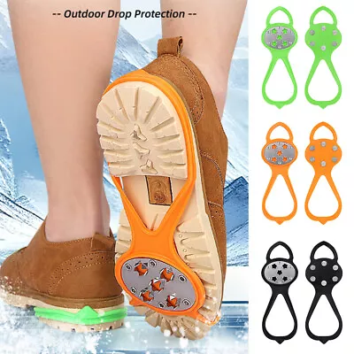 Ice Crampons Micro Spikes Ice Cleats For Boots Anti Slip  Snow Grips Shoes Cover • $10.56