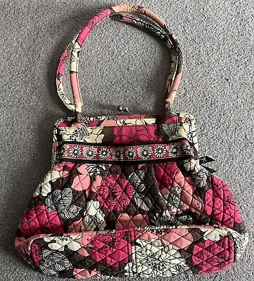 Vera Bradley Purse Pink Mocha Rouge Tote Shoulder Bag 4” X 11” X 15” • $5